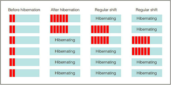 Intelligent hibernation mode